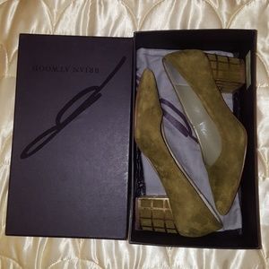 Pair of Brian Atwood shoes as good as new, size 7.
